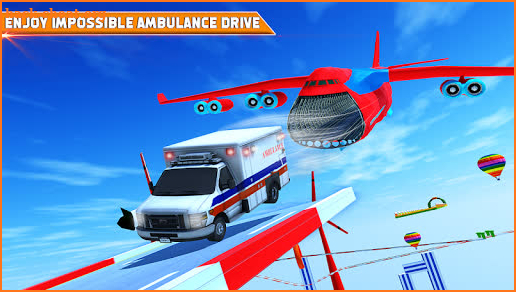 Mega Ramp Car Stunts - Ambulance Car Stunts Game screenshot