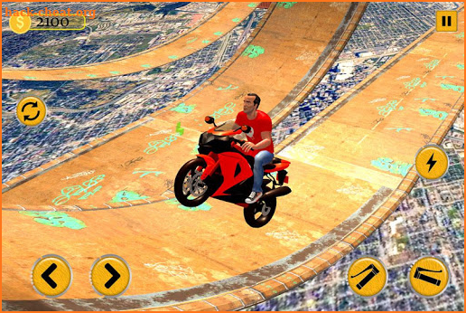 Mega Ramp GT Bike Stunts Racing Challenge screenshot