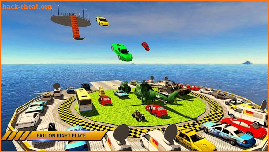 Mega Ramp Jump Stunt Driving Track screenshot