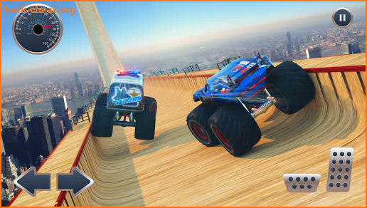 Mega Ramp Monster Truck Racing screenshot