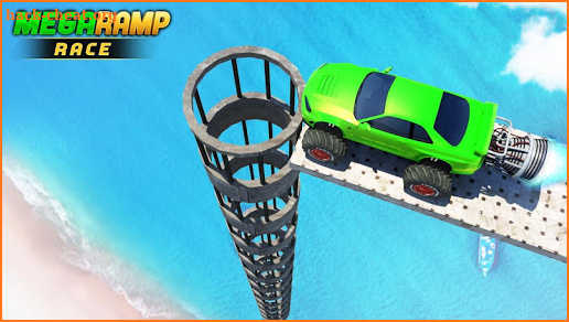 Mega Ramp Race - Car Driving Stunts Fun Games screenshot