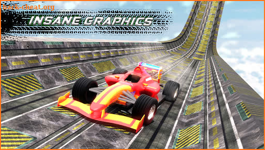 Mega Ramp Stunts - Impossible Car Racing Tracks 3D screenshot