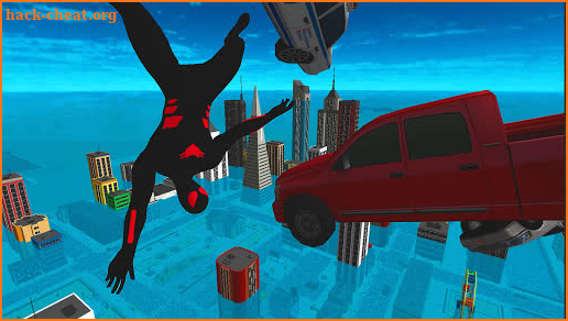 Mega Ramp Super Hero Crazy Fall screenshot