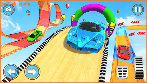 Mega Ramp Superhero car racing game: GT car stunts screenshot