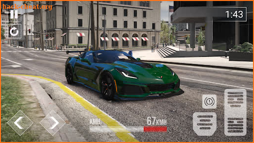 Mega Speed Driver Corvette Car screenshot