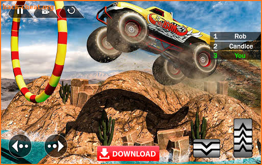 Mega Truck Race - Monster Truck Racing Game screenshot