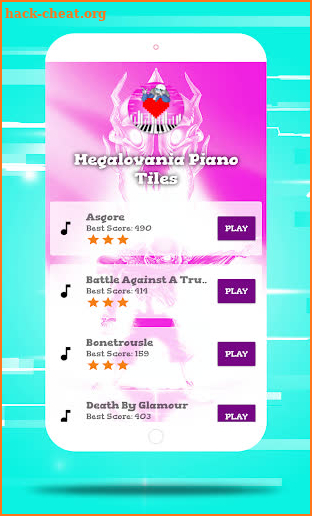 Megalovania Piano Tiles Game screenshot