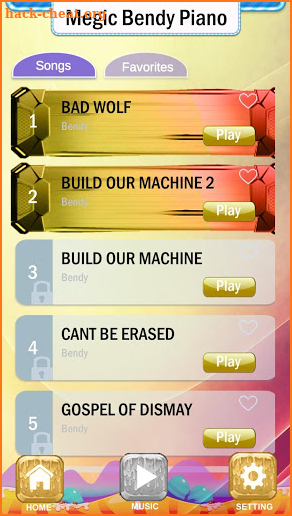 Megic Bendy Piano Game screenshot