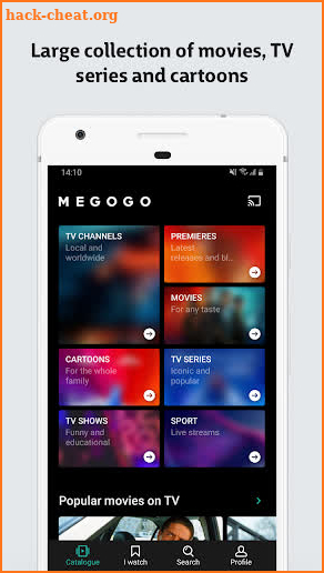 MEGOGO - TV, movies, cartoons, audiobooks screenshot