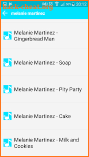 Melanie Martinez Songs screenshot