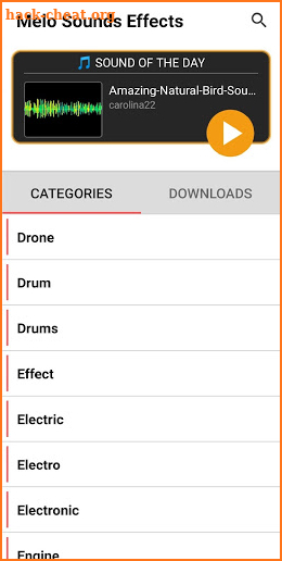 MELO - Free Sound & Music Effects. Download as mp3 screenshot