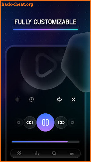 Melodi - Poweramp v3 Skin screenshot