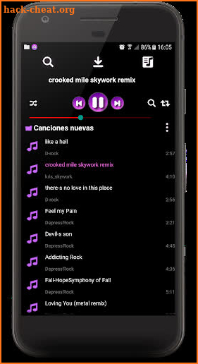 MelodycApp download free music screenshot