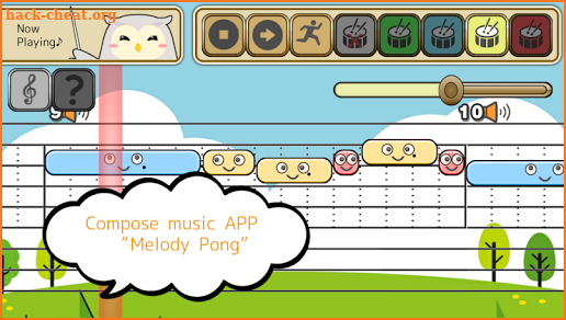 MelodyPong -Compose music for Kids- screenshot