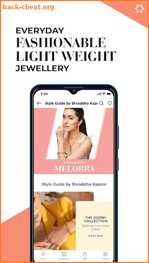 Melorra Jewellery Shopping App screenshot