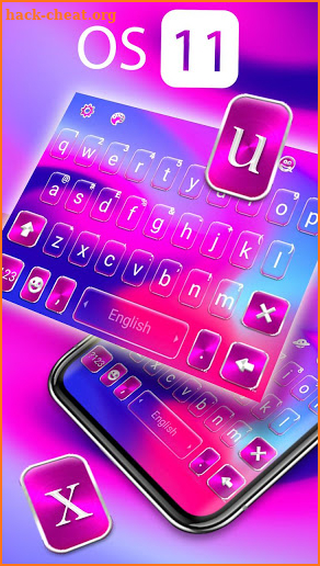 Melt Color Os11 Keyboard Theme screenshot