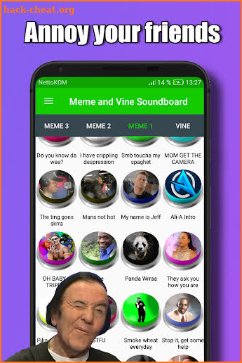 Meme and Vine Soundboard screenshot