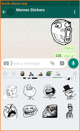 😂Meme Stickers for WAStickerApps screenshot