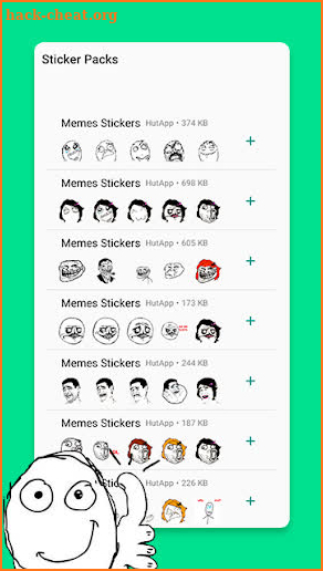 Meme Stickers for WhatsApp screenshot