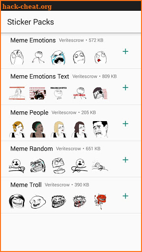 MEME WhatsApp Stickers DEPI MegaPack screenshot