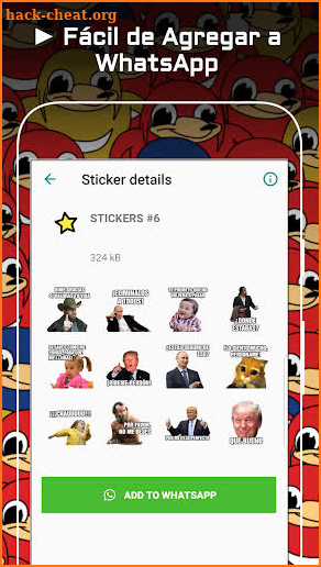 Memes com Frases Stickers en Español para WhatsApp screenshot