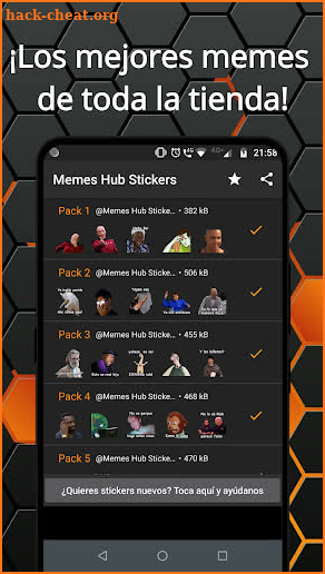 Memes Hub Stickers screenshot