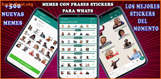 Memes stickers phrases in Spanish - WAStickerApps screenshot