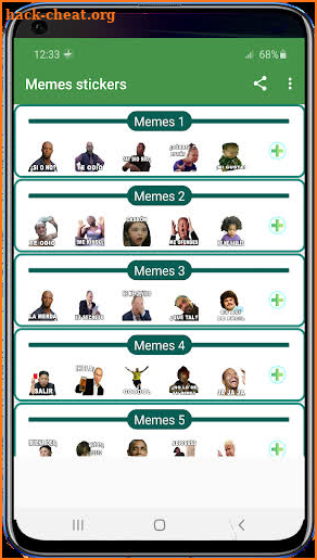 Memes with Phrases Stickers Spanish, WAStickerApps screenshot
