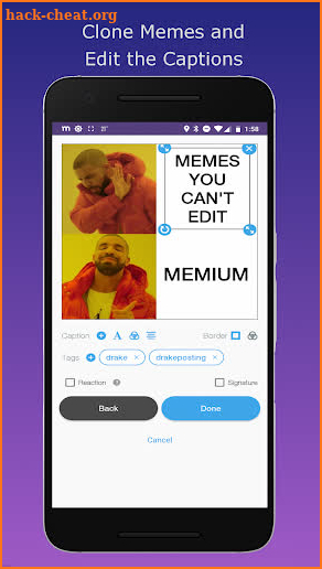 Memium - Make-Edit-Share Memes screenshot