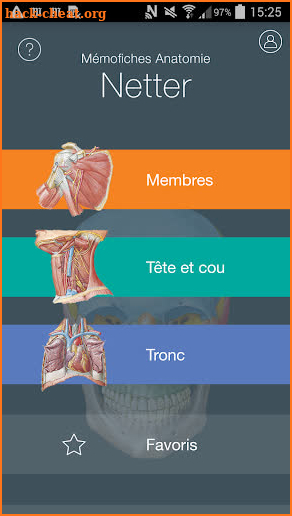 Mémofiches Anatomie Netter screenshot