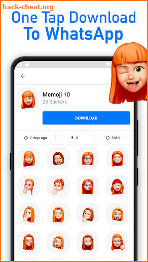MEMOJI Stickers 3D for WhatsApp - WAStickerApps screenshot