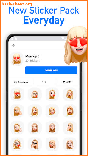 MEMOJI Stickers 3D for WhatsApp - WAStickerApps screenshot