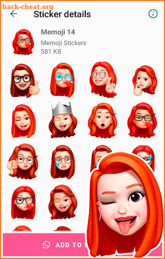 Memoji Stickers for WhatsApp - WAStickerApps screenshot