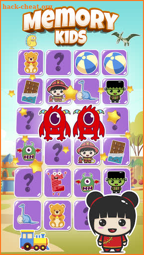 MemoKids 2: toddler games free.  Memotest screenshot