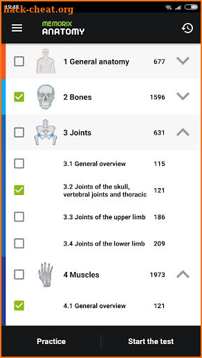 Memorix Anatomy QUIZ screenshot
