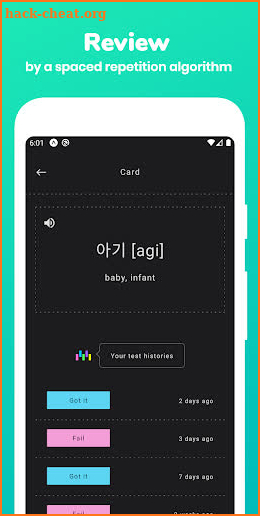 Memorize: Learn Korean Words with Flashcards screenshot