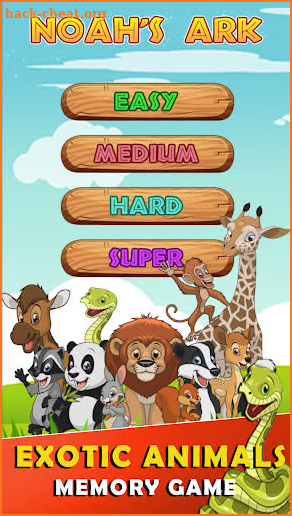 Memory animals game - No Ads screenshot
