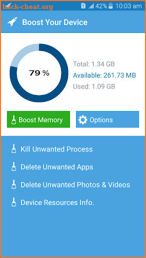 Memory Booster Cleaner Auto screenshot