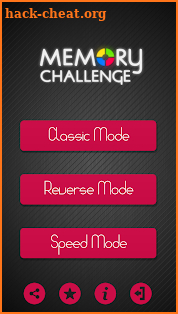 Memory Challenge (Simon) screenshot