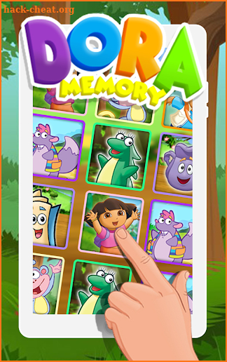 Memory Dora Kids Girls screenshot
