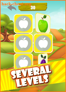 Memory Game - Fruits screenshot