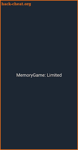 Memory Game: Limited screenshot