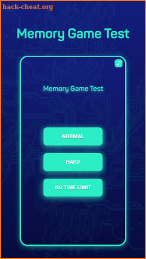 Memory Game Test screenshot