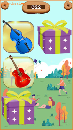 Memory games - Musical instruments matching screenshot