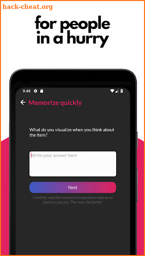 Memory Hacker - Memorize anything screenshot