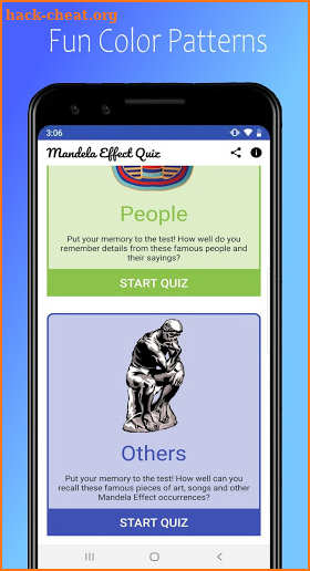 Memory Quiz - Mandela Effect screenshot