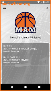 Memphis Athletic Ministries screenshot