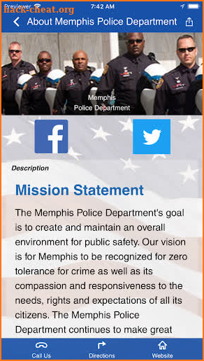Memphis Police Department Wellness App screenshot