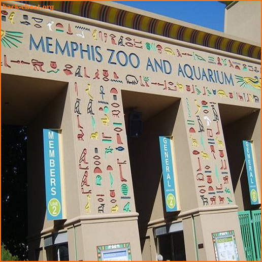 Memphis Zoo Park Map 2019 screenshot