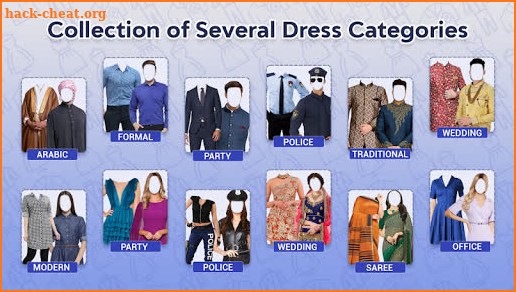 Men & Women Fashion - Suit Photo Editor screenshot